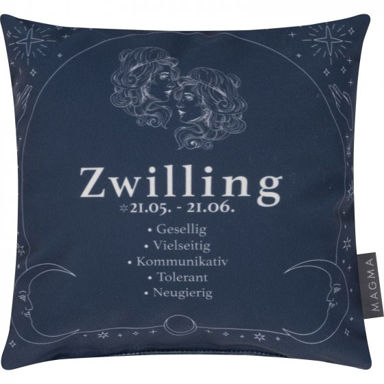 Dekokissen Sternzeichen Zwillinge 
