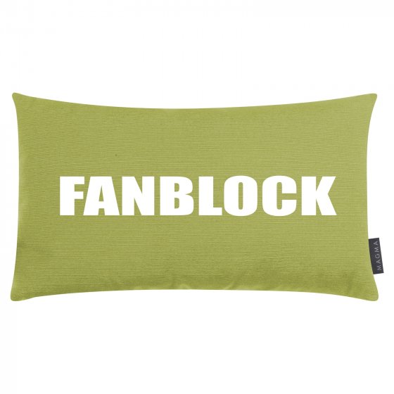 Dekokissen Grün Fanblock
