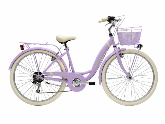 Cityfahrrad 26 Zoll PANDA lila 
