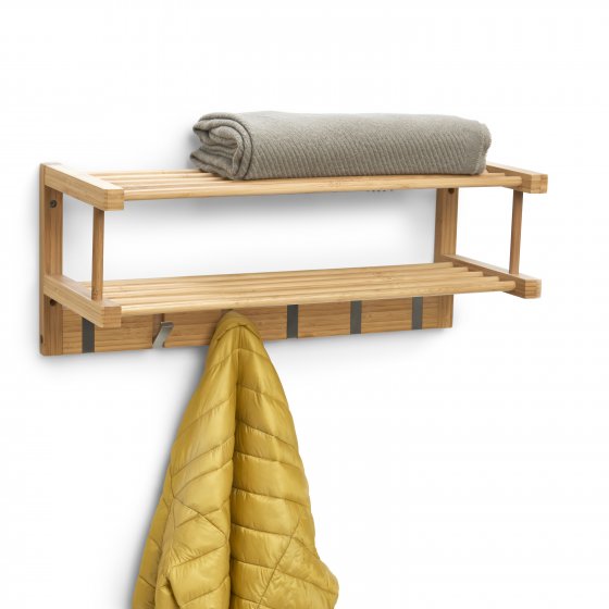 Wandgarderobe Bambus