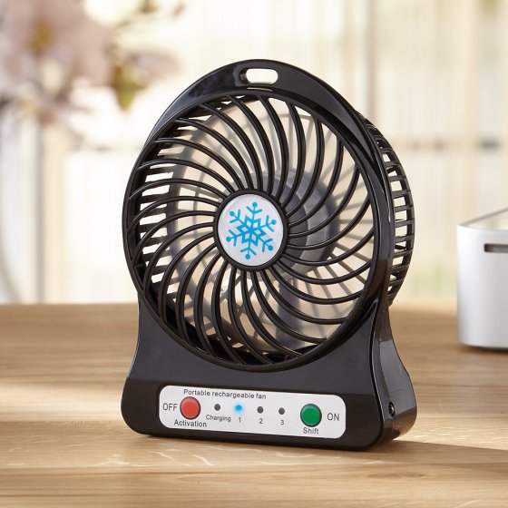 Mobiler Tischventilator 