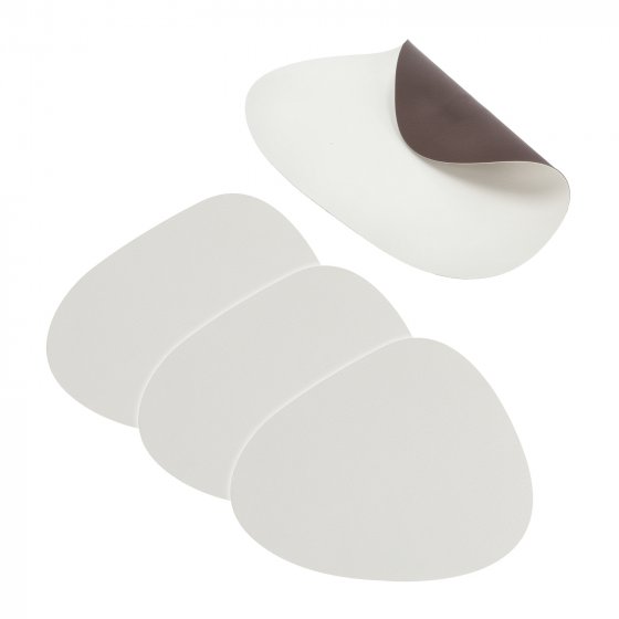 Tischset 4-teilig Braun/Creme