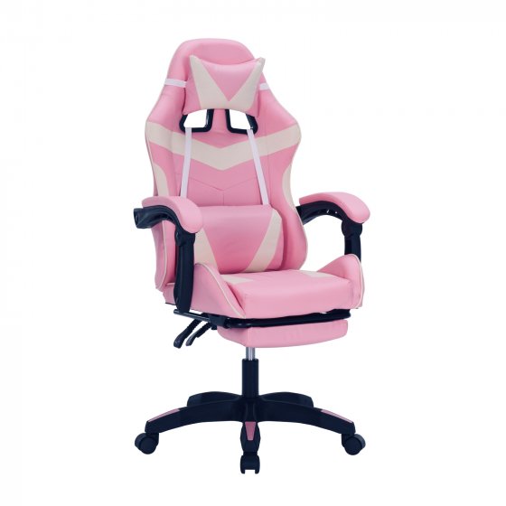 Gaming Stuhl Krit Eco Pink-Weiß 