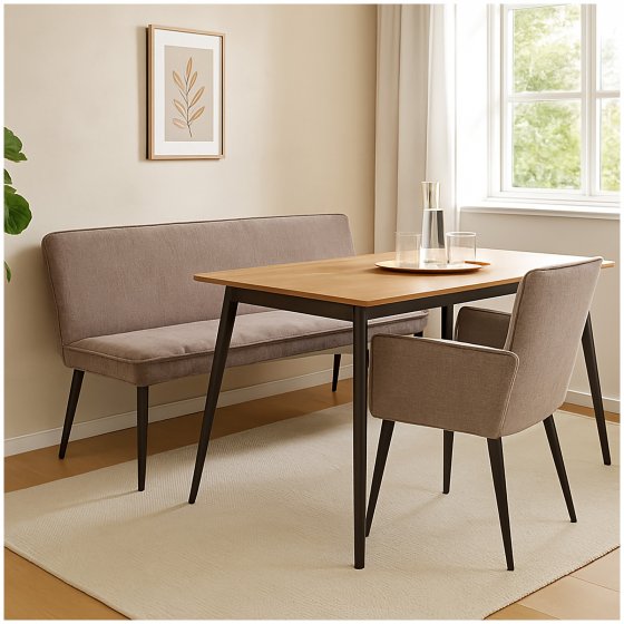 Polsterbank Mesilla Braun 