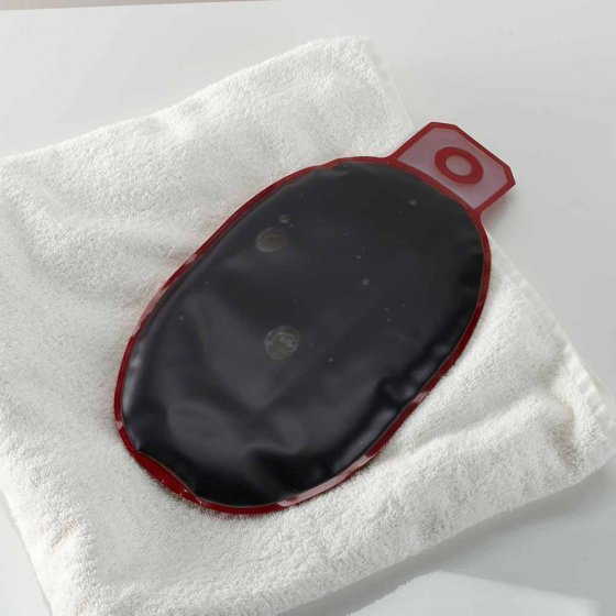 Velours-Moorkissen-Wärmflasche 