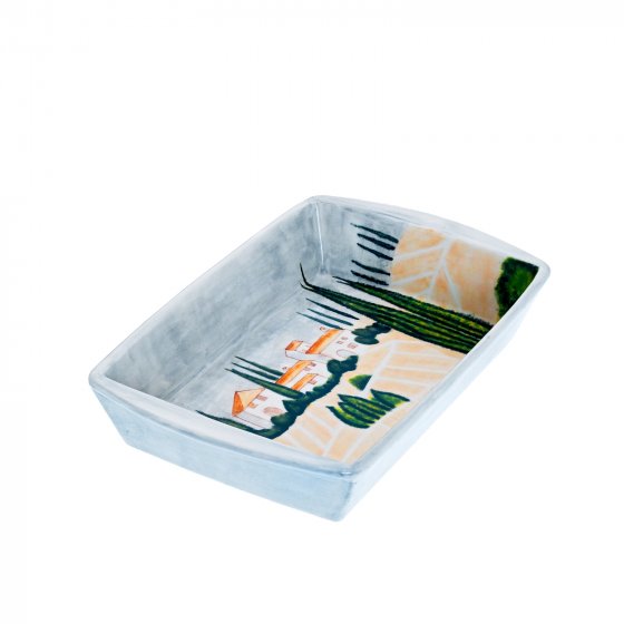 Auflaufform Handbemalt 32 x 19 cm Siena 