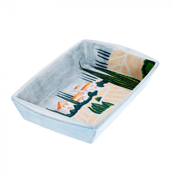 Auflaufform Handbemalt 37 x 23 cm Siena 