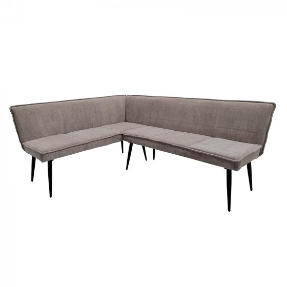 Eckbank 154 x 195 cm Mesilla kurzer Schenkel links Braun