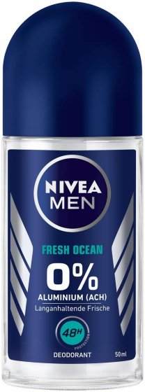 Nivea Roll on for Men Fresh Ocean 48h Deo Schutz 50ml 6er Pack 