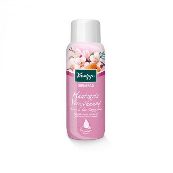 Kneipp Cremebad Hautzarte Verführung Mandelmilch + Mandelöl, 2er Pack (2 x 400 ml) 