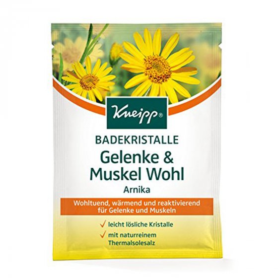 Kneipp Badekristalle Gelenke und Muskel Wohl mit Arnika  60g 6er Pack 