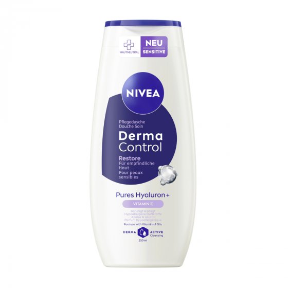 Nivea Pflegedusche Derma Control empfindliche Haut 250 ml 4er Pack 