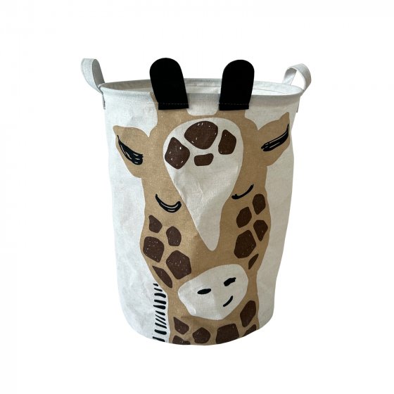 Wäschesammler 43 Liter Giraffe rund