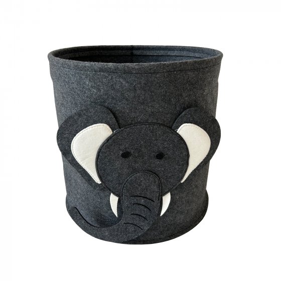 Aufbewahrungskorb Elefant rund