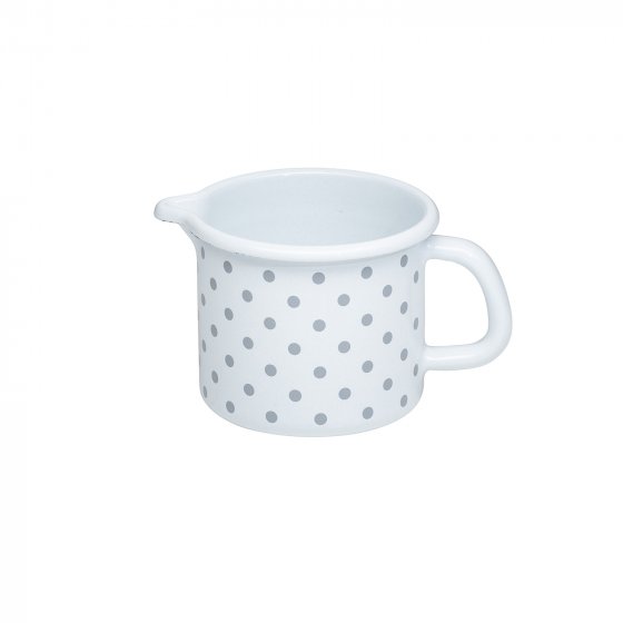 Schnabeltopf Pünktchen Grau 