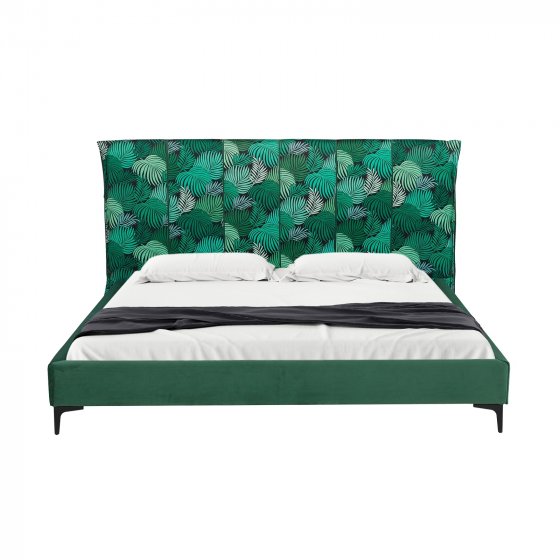 Doppelbett 180 x 200 cm Roxbury Leaf Grün