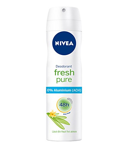 Nivea Deo Fresh Pure Spray, ohne Aluminium, 6er Pack (6 x 150 ml) 