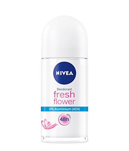 Nivea Fresh Flower Deodorant Roll-On Aluminum Free 50 ml 6er Pack 