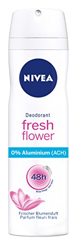 Nivea Deo Fresh Flower Spray, ohne Aluminium, 6er Pack (6 x 150 ml) 