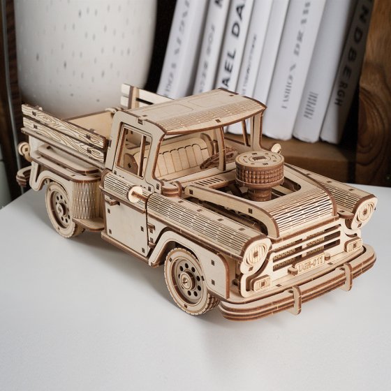 Holzmodell Pick-Up-Truck 