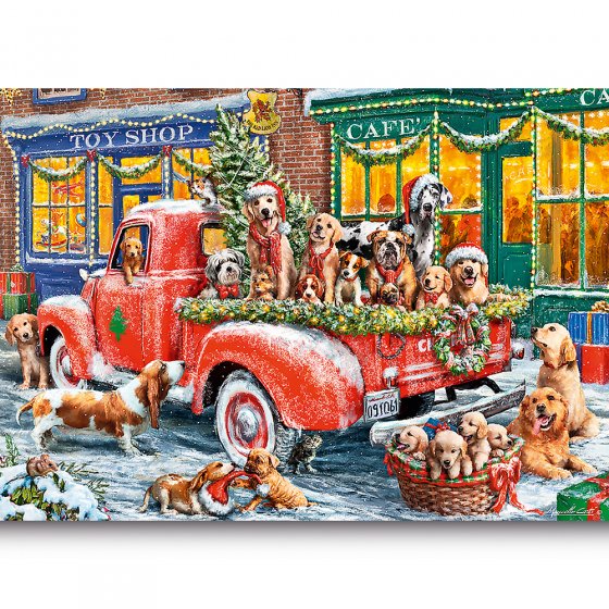 Holz-Puzzle „Weihnachtshelfer” 