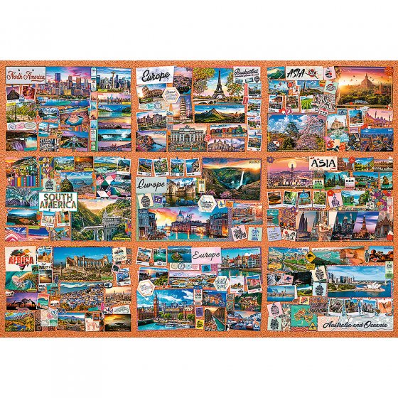 13.500-Teile-Puzzle „Reise um die Welt“ 