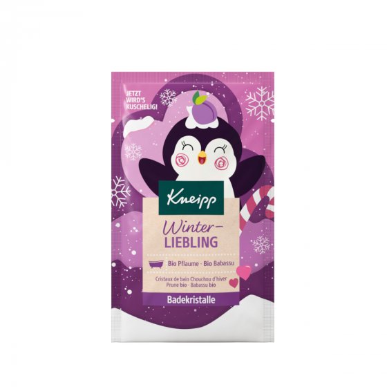 Kneipp Winter-Liebling Badekristalle Bio Pflaume und Babassu 60g 