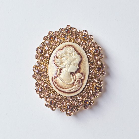 Cameo-Brosche 