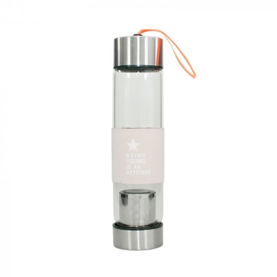 Trinkflasche Being young 