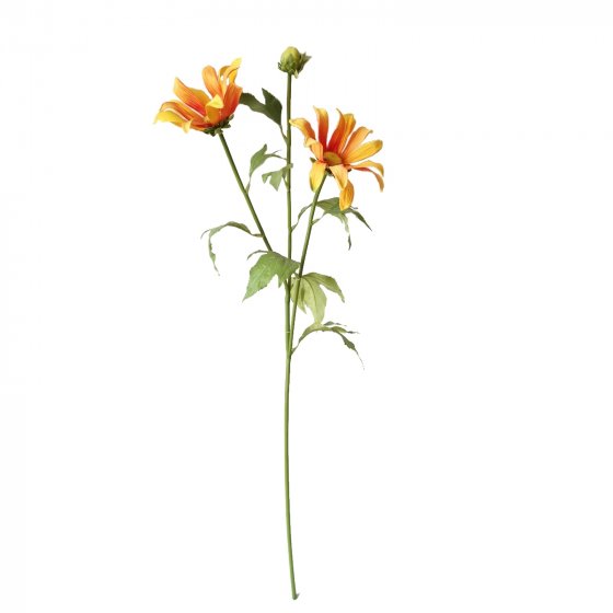 Frühlingsblume 74 cm Kunstblume Flora Orange