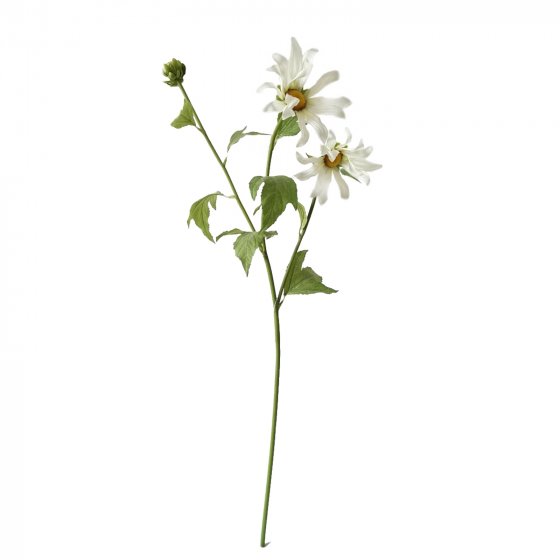 Frühlingsblume 74 cm Kunstblume Flora Weiß