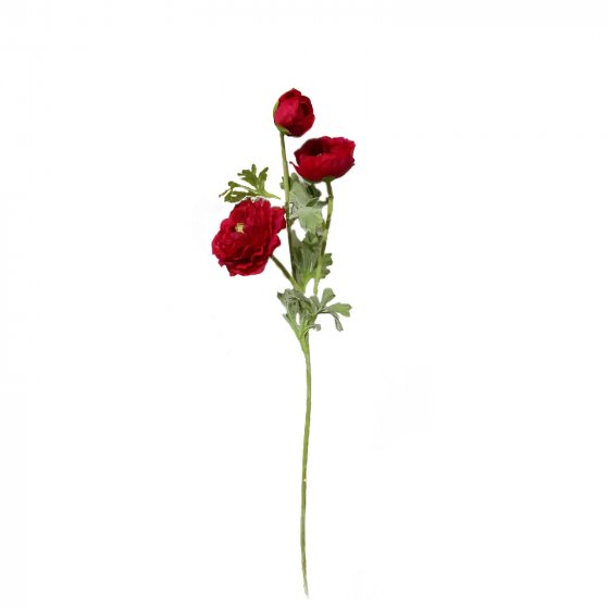 Ranunkel 64 cm Kunstblume Flora Rot