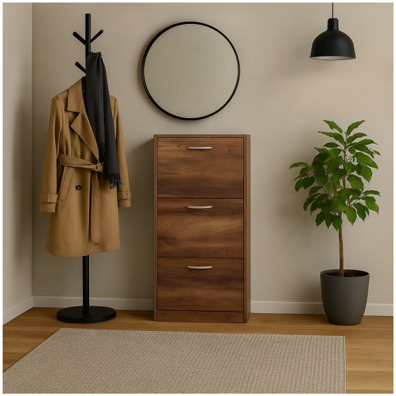 Schuhschrank Thekla Eiche 