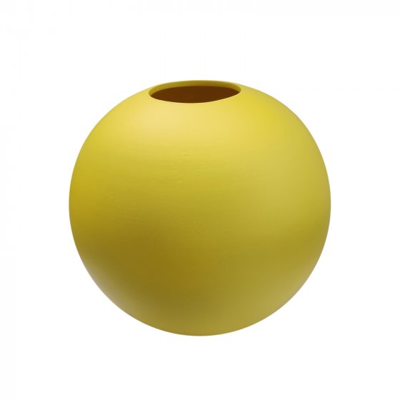 Kugelvase Ø 25 cm Gelb 