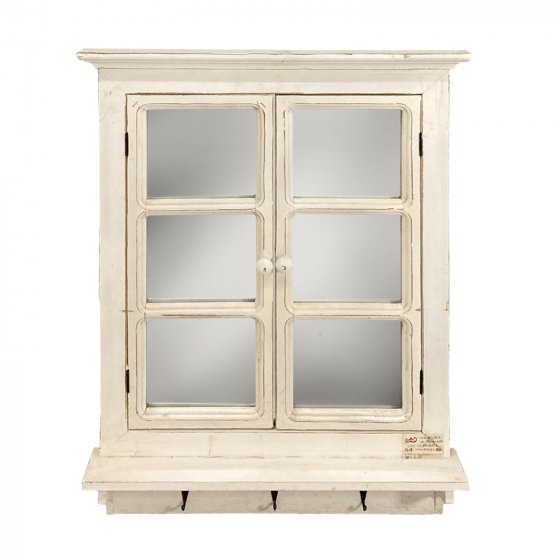 Spiegel Fenster Vintage Weiß