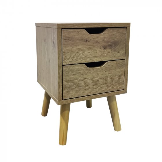 Nachttisch 2 Schubladen Thekla Artisaneiche 