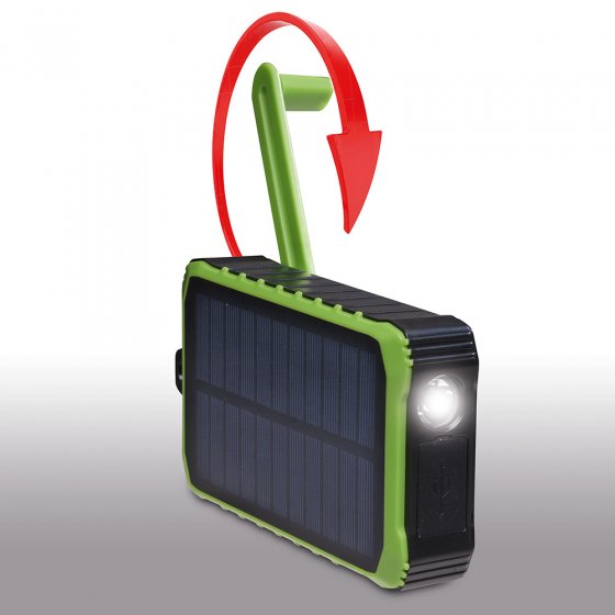 Kurbel-und Solar-Ladegerät 