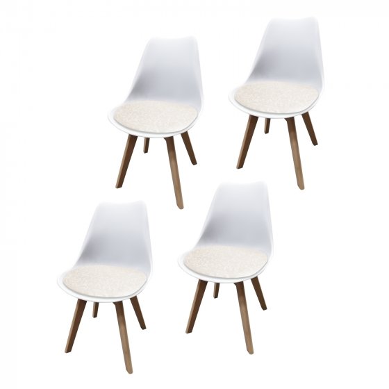 Stuhl Atlanta PU Muster 4er-Set