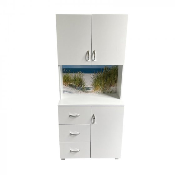 Badschrank Blanca Wellness Motiv Düne