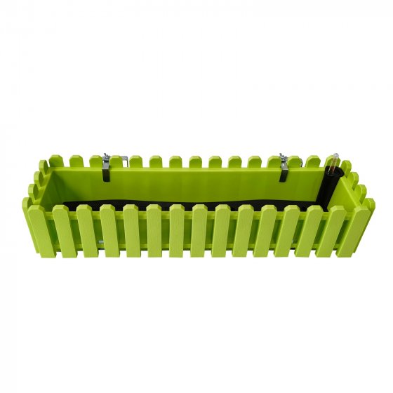 Blumenkasten mit Wasserspeicher Nessa 75 cm Grün 