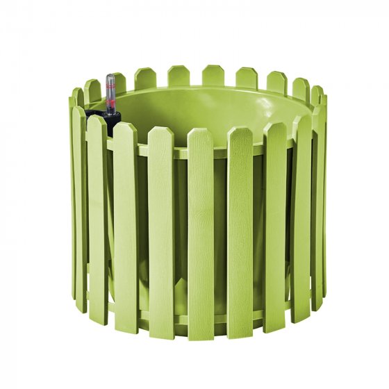 Blumentopf mit Wasserspeicher Nessa rund grün 