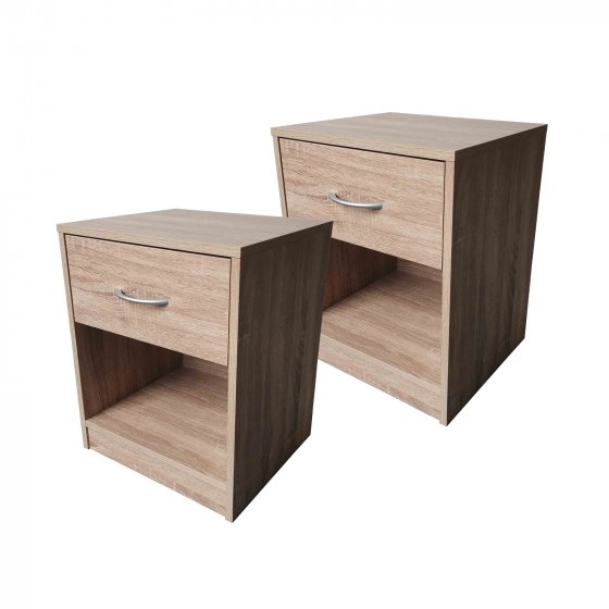 Nachtschrank 2er Set Nina Sonoma