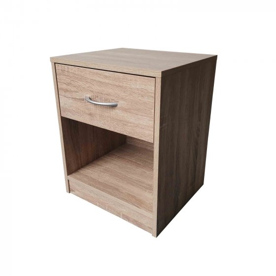Nachtschrank mit 1 Schublade Nina Sonoma