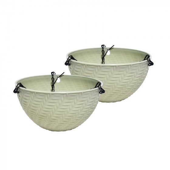 Blumenampel Nessa Pastell 2er-Set