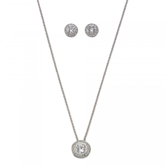 4tlg. Set 925/- Sterling Silber 