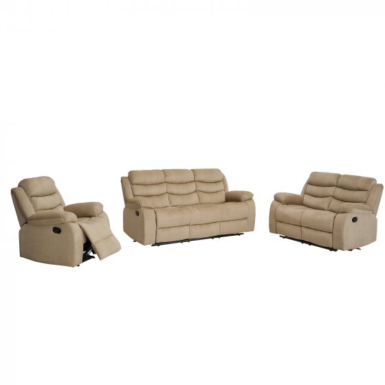 Sofagarnitur Mokka Kirwall
