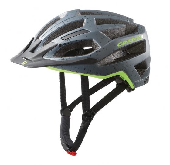MTB Fahrradhelm C-Flash grau/lime matt 