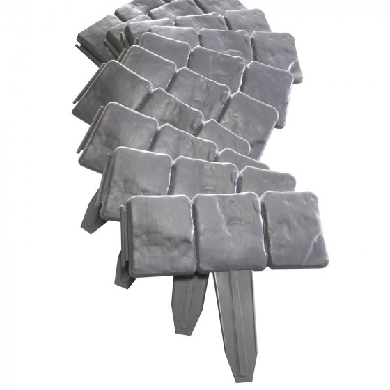 Rasenkante 500 cm mit Solarlichterkette 