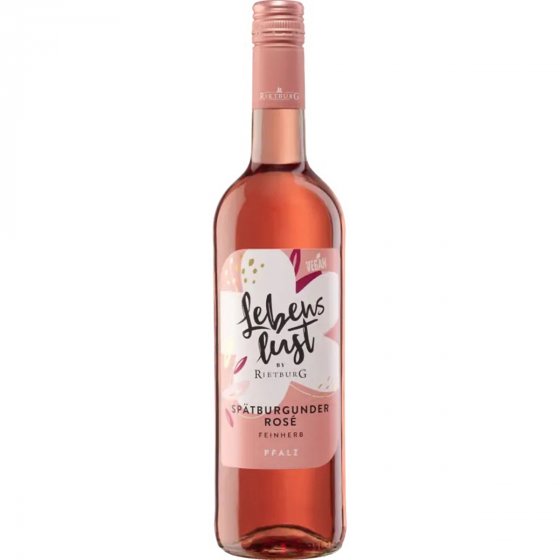 Rietburg Lebenslust Spätburgunder fruchtig harmonischer Rose 750ml 
