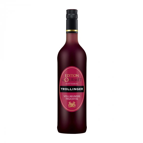 Edition Gourmet Württemberger Trollinger trocken Qualitätswein 750ml 